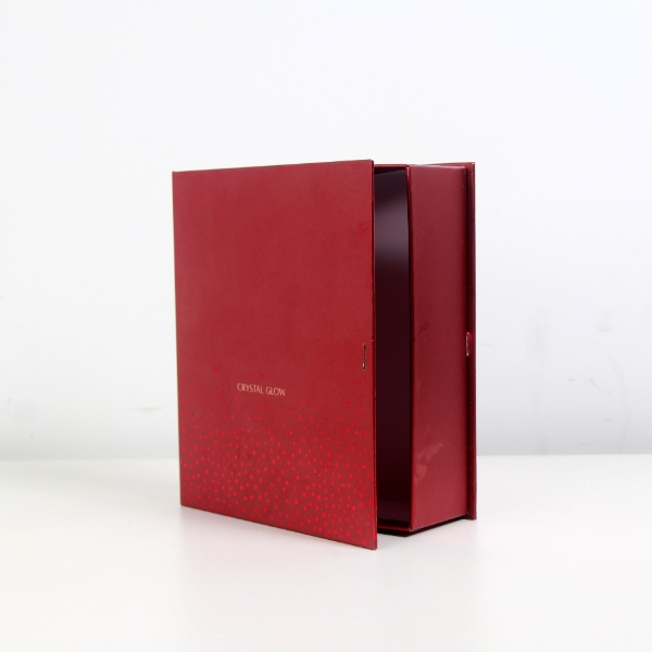 Burgundy Matte Book-Shaped Gift Box (2)