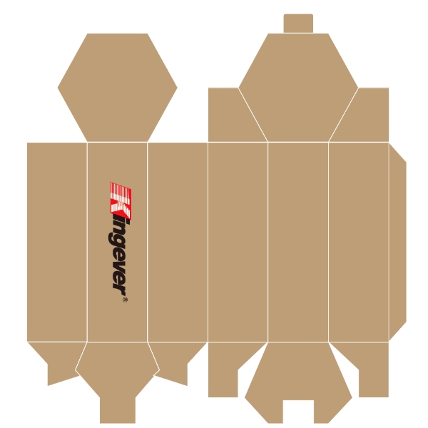 Hexagonal snap-on bottom box
