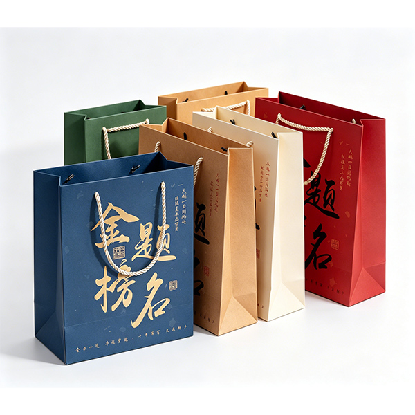 Multi-colored Kraft Paper Tote Bags